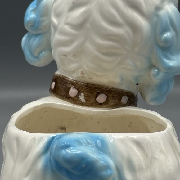 1961 Inarco E403 Blue Sheep Lamb Puppy Planter Japan Nursery Anthropomorphic - Picture 4 of 14